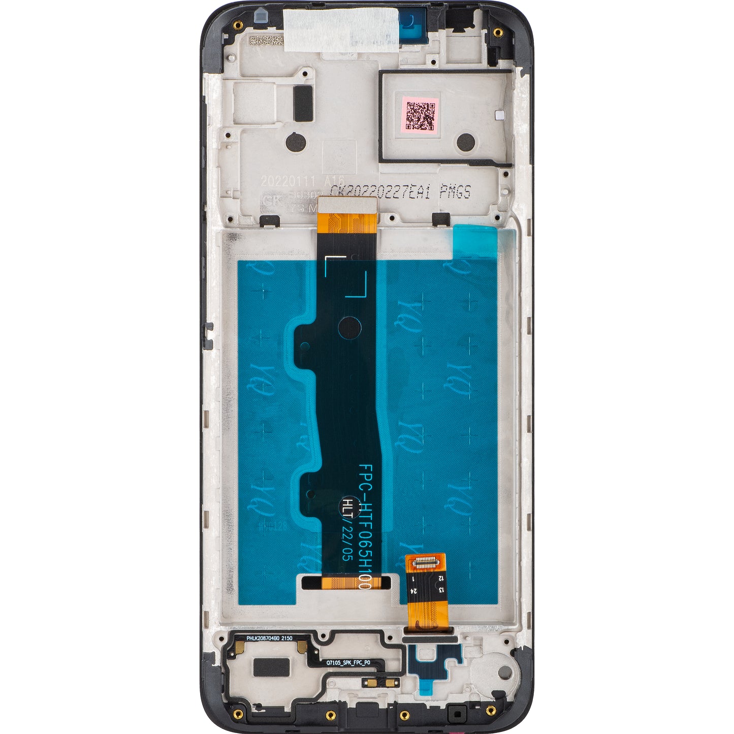 Motorola Moto Moto E7i Power / E7 Power Dotykový displej, s rámečkem, černý, servisní balíček 5D68C18235