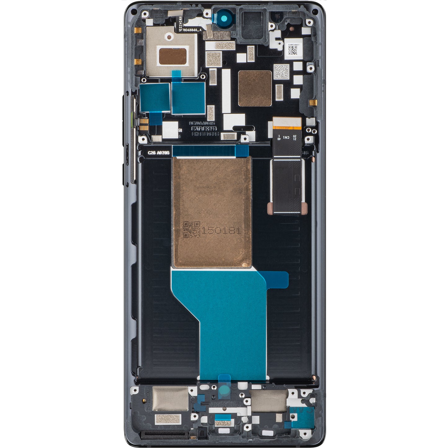 Dotykový displej Motorola Edge 30 Ultra, s rámečkem, černý (Interstellar Black), servisní balíček 5D68C21452