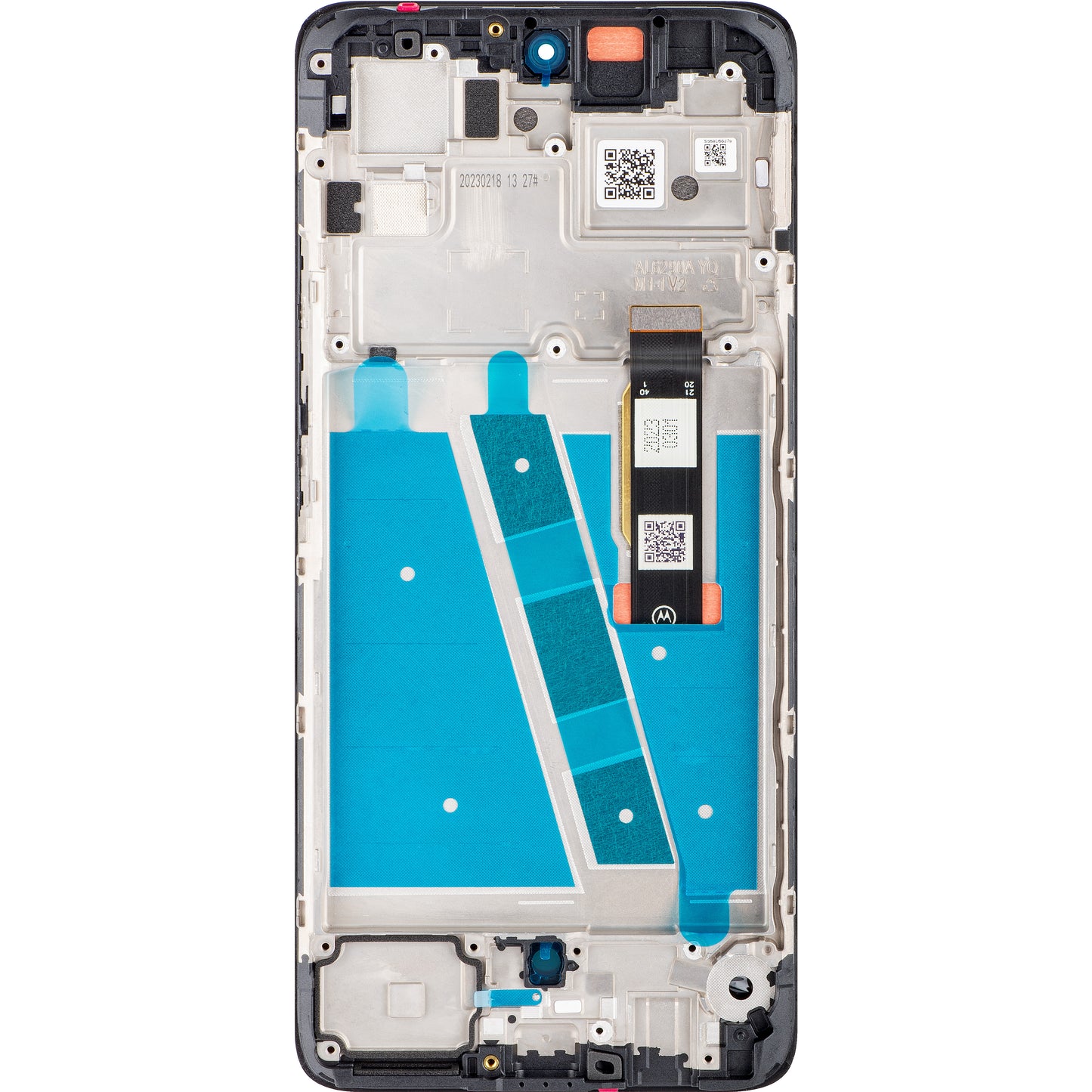 Motorola Moto Moto G72 Dotykový displej, s rámečkem, černý, servisní balíček 5D68C21701