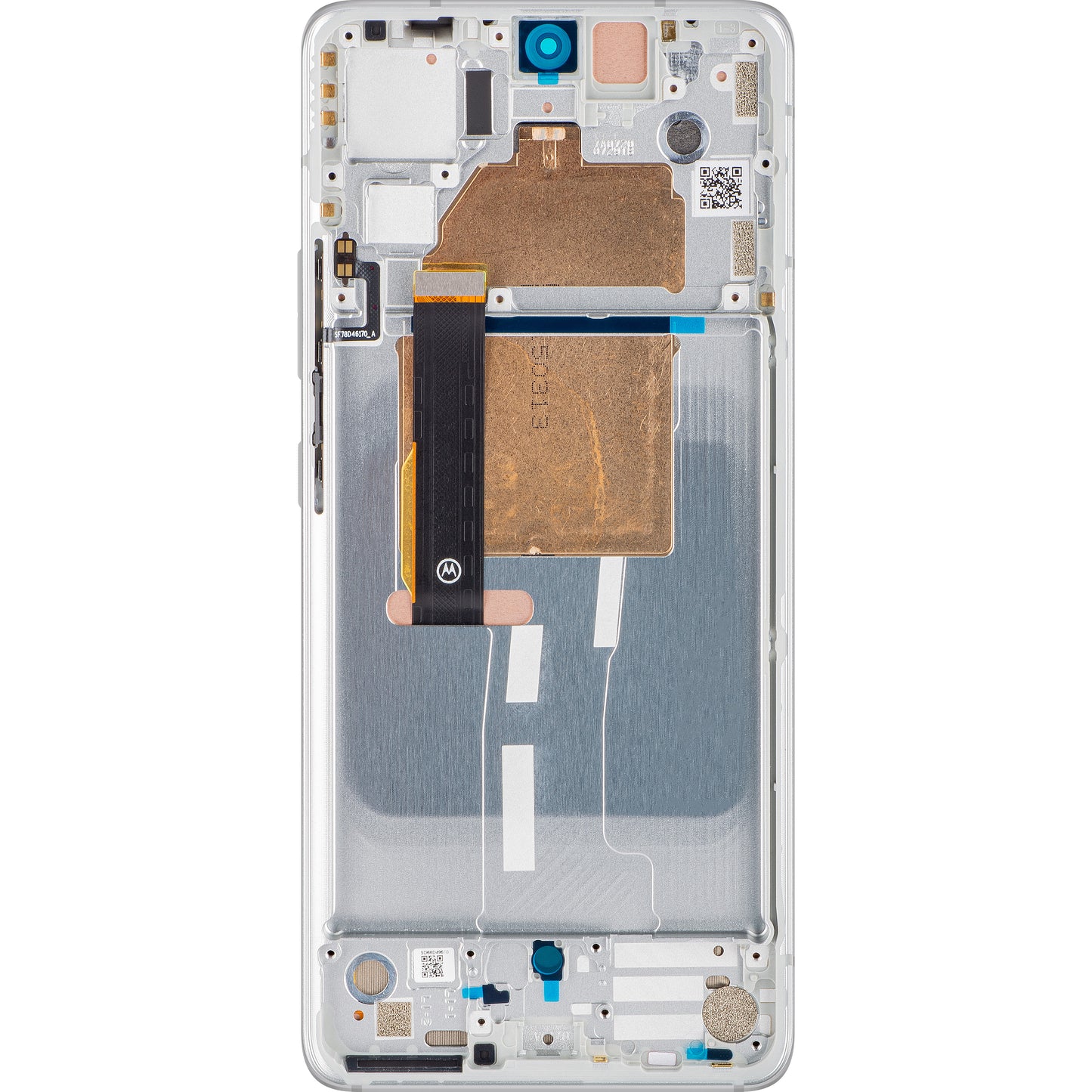 Dotykový displej Motorola Edge 30 Fusion, s rámečkem, Aurora White, servisní balíček 5D68C21528