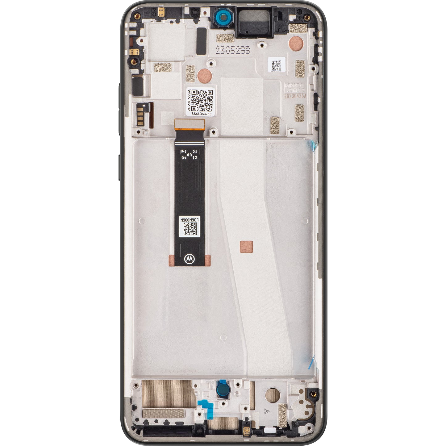 Dotykový displej Motorola Edge 30 Neo, s rámečkem, černý (Black Onyx), servisní balíček 5D68C21403