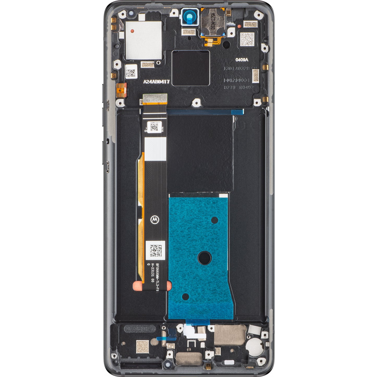 Dotykový displej Motorola Edge 40, s rámečkem, černý (Eclipse Black), servisní balíček 5D68C22670