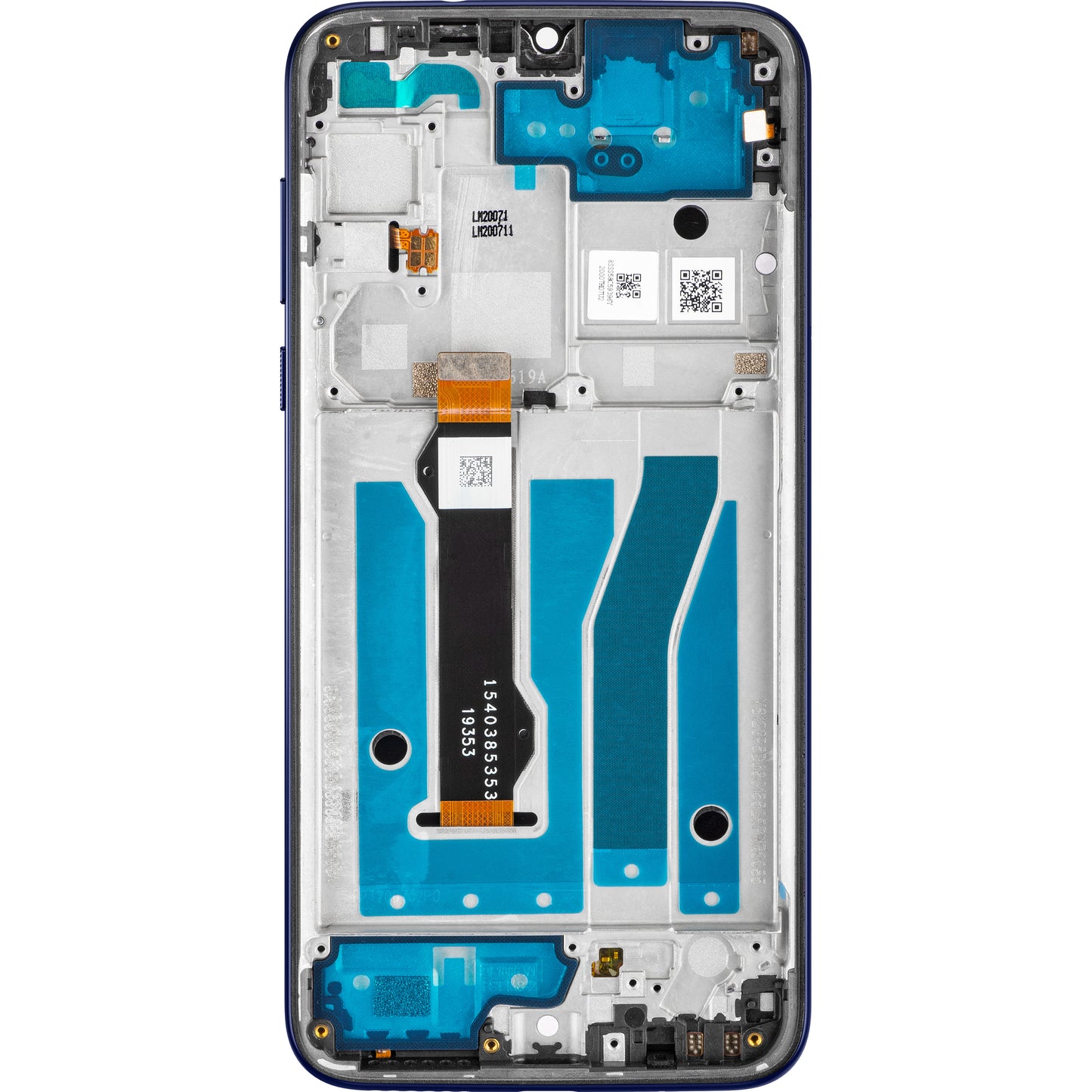 Motorola Moto G8 Plus Dotykový displej s rámečkem, tmavě modrý, servisní balíček 5D68C15528