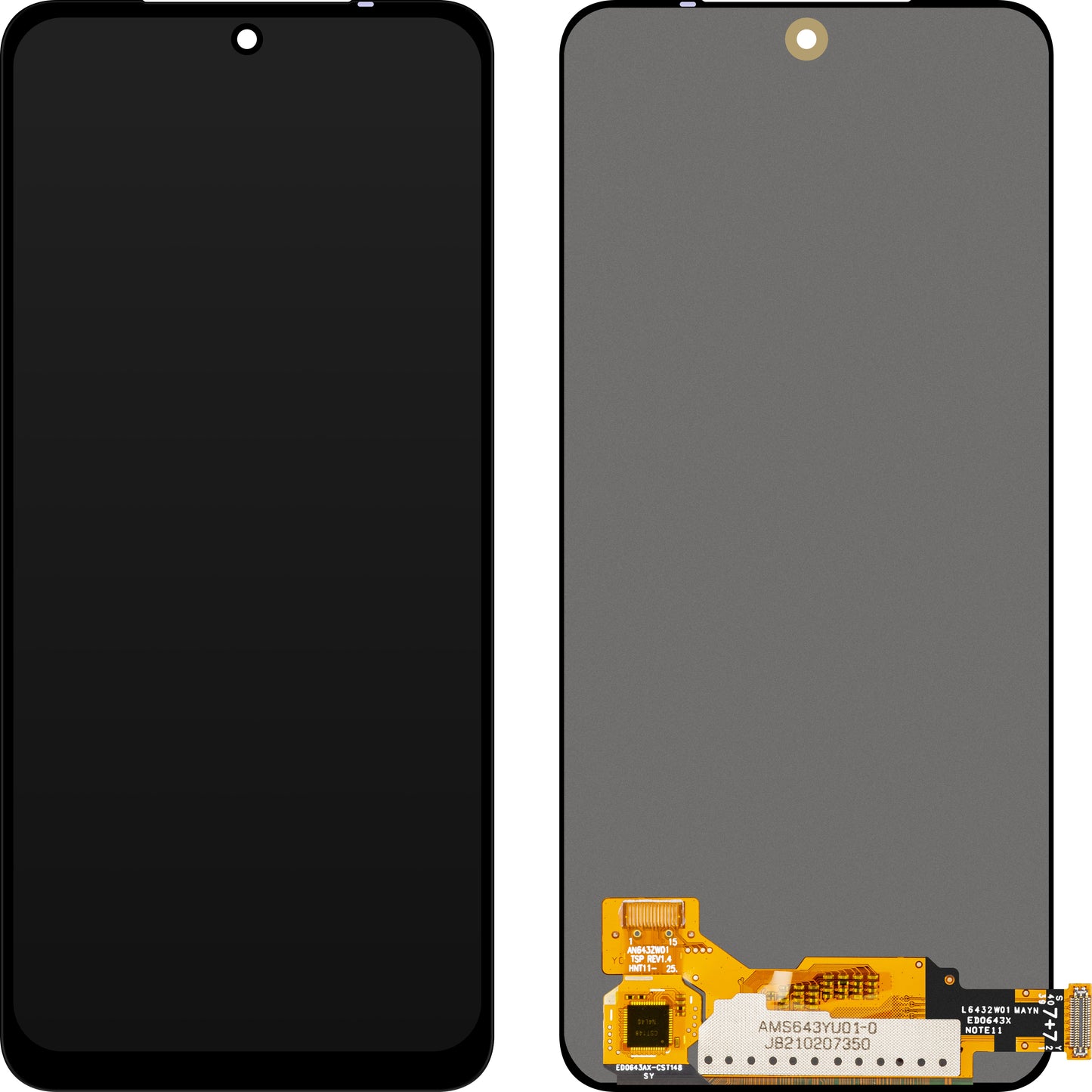 MP Touchscreen Display compatible with Xiaomi Poco M4 Pro / Redmi Note 11 / Note 11S / Note 12S, OLED Version
