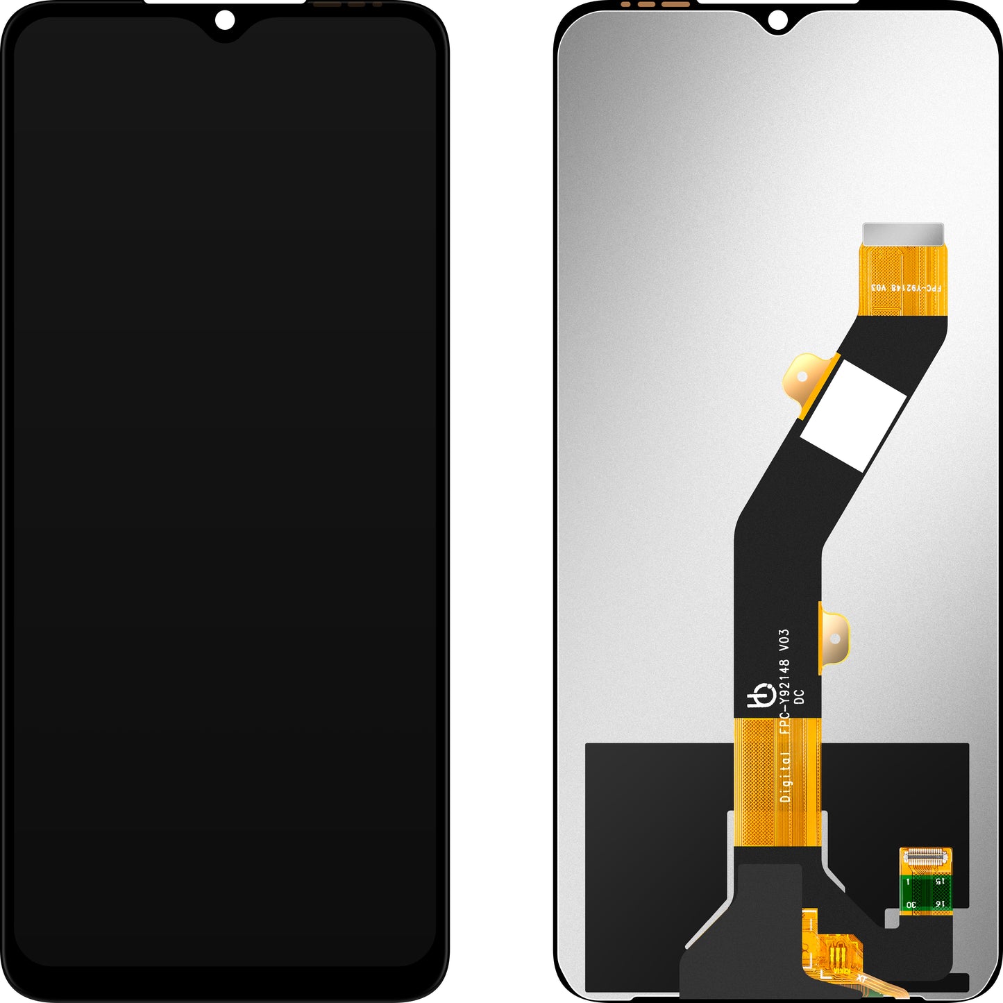 Display s dotykovým displejem MP kompatibilní se ZTE Blade A35e