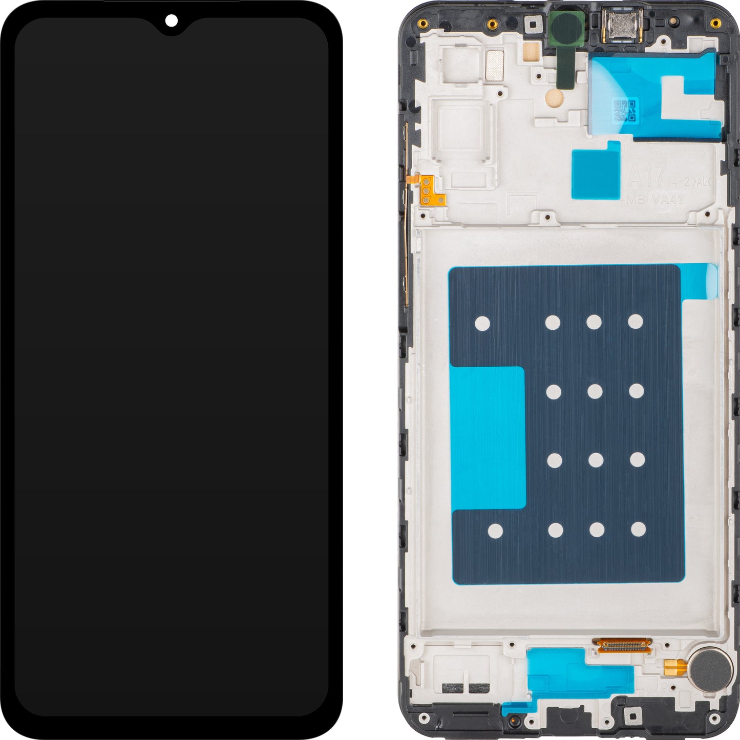 MP Touchscreen Display compatible with Samsung Galaxy A17 5G, with Frame, Black