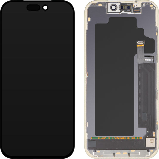 MP dotykový displej kompatibilní s Apple iPhone 17 Pro, s rámečkem, verze OLED FHD IC Movable, černý
