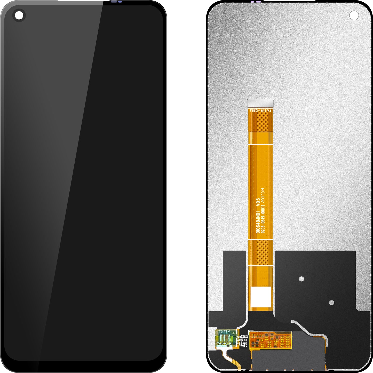 MP Touchscreen Display compatible with Realme 7 5G