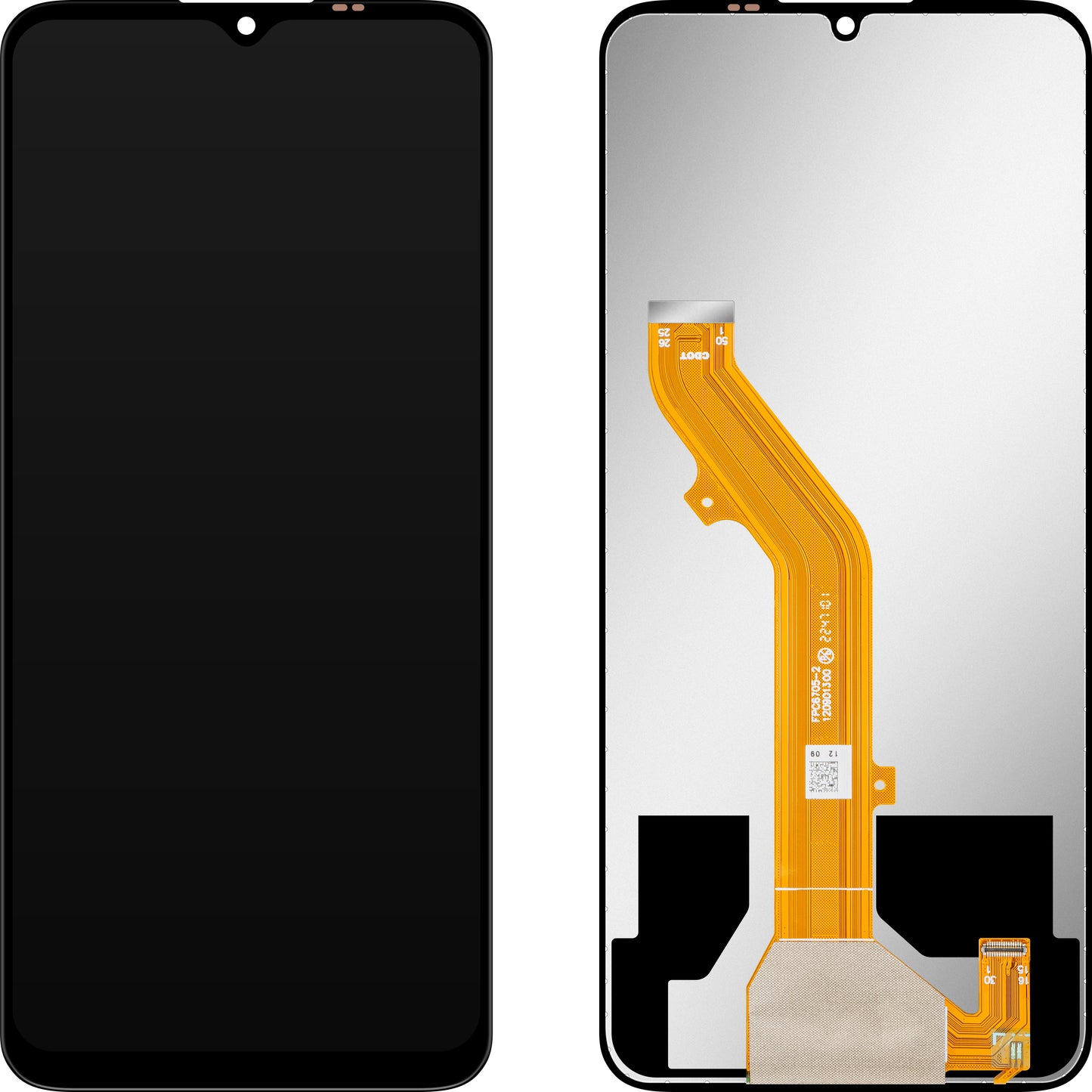 Display s dotykovým displejem MP kompatibilní s TCL 40 SE