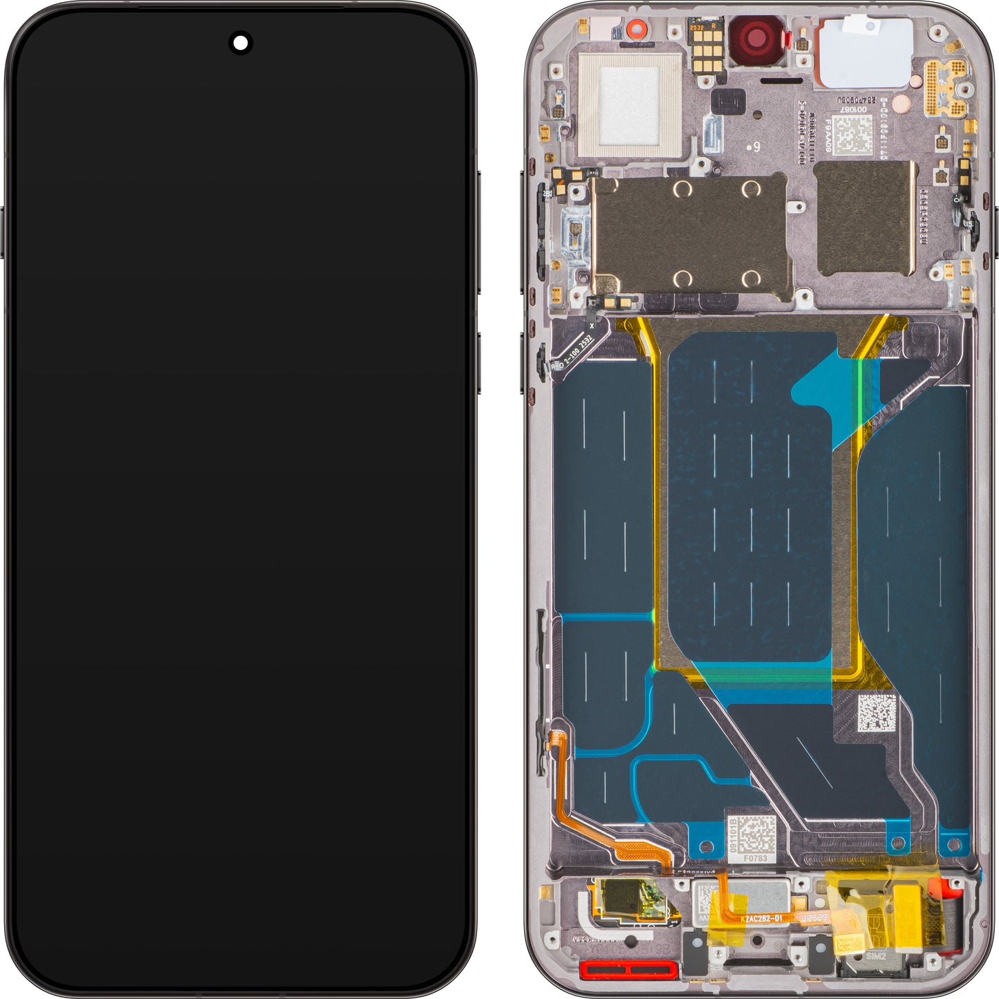 Displej s dotykovou obrazovkou Oppo Find X9 Pro, s rámem, Šedá (Titanium Charcoal), Service Pack 621029000720