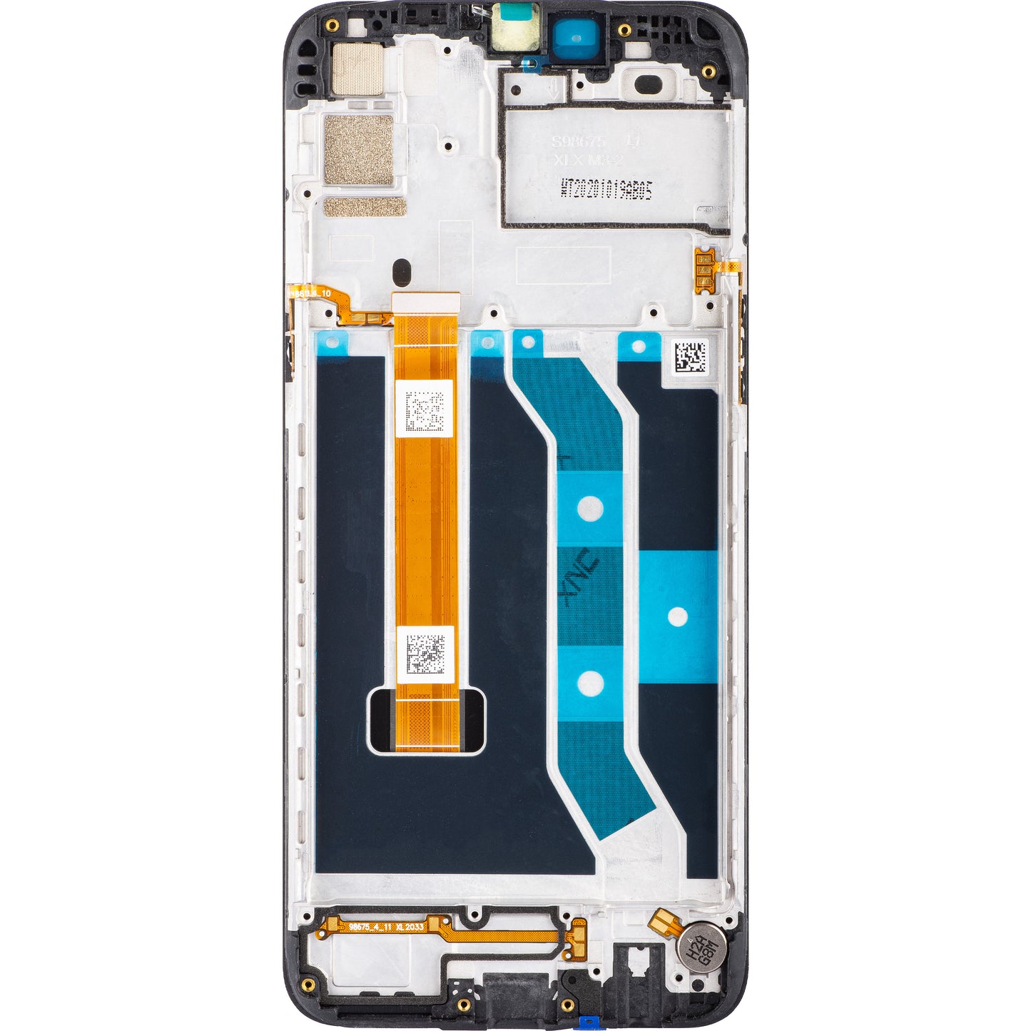 Dotykový displej Realme 6i, s rámečkem, černý, servisní balíček 4903584