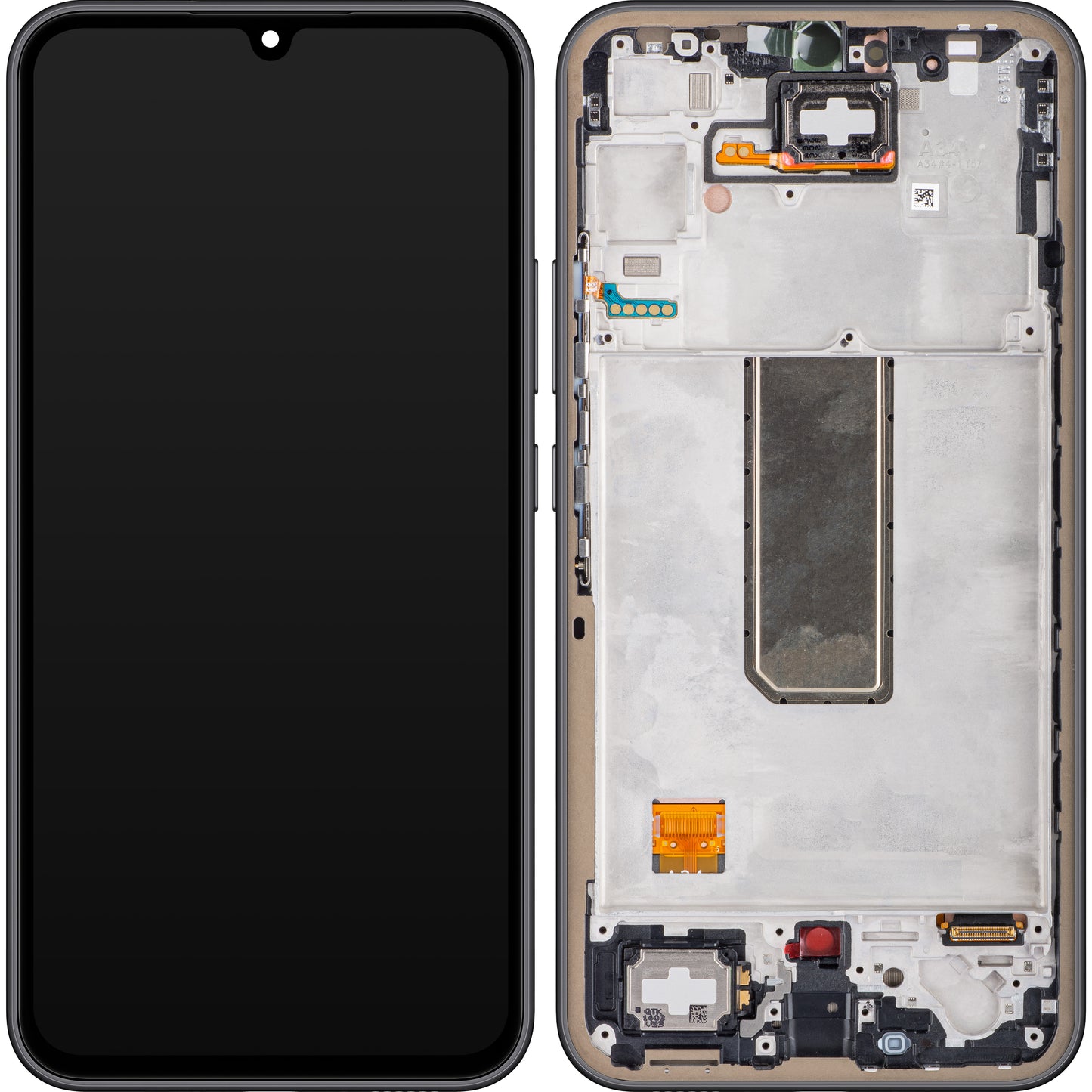 Dotykový displej Samsung Galaxy A34 A346, s rámečkem, černý (grafitový), servisní balíček GH82-31200A