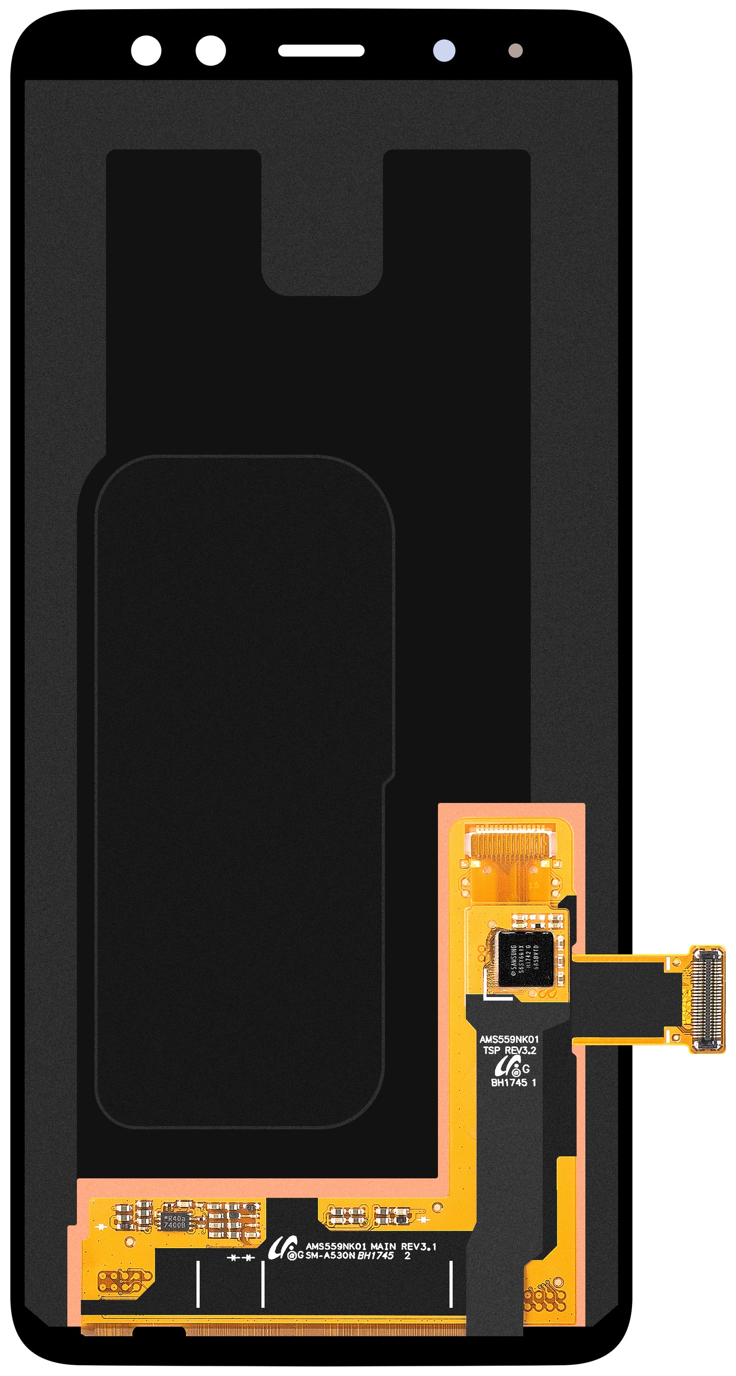 Dotykový displej Samsung Galaxy A8 (2018) A530, servisní balíček GH97-21406A