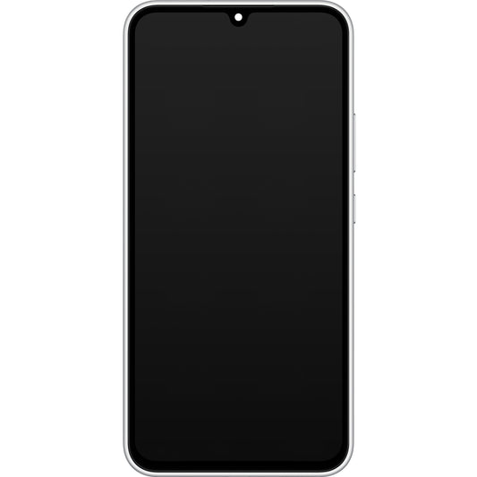 Dotykový displej Samsung Galaxy A34 A346, s rámečkem, stříbrný, servisní balíček GH82-31200B