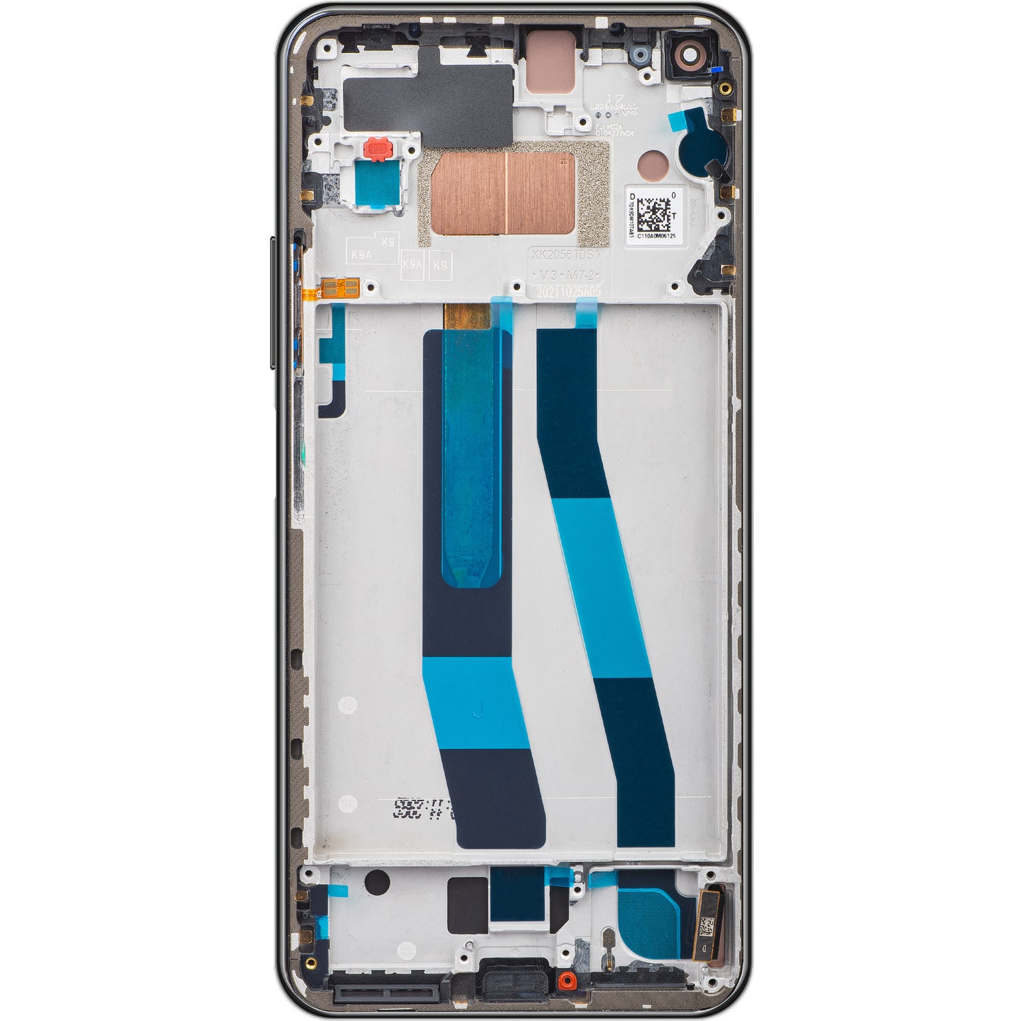 Displej s dotykovou obrazovkou Xiaomi 11 Lite 5G NE, s rámečkem, černý (Truffle Black), Swap 5600030K9D00