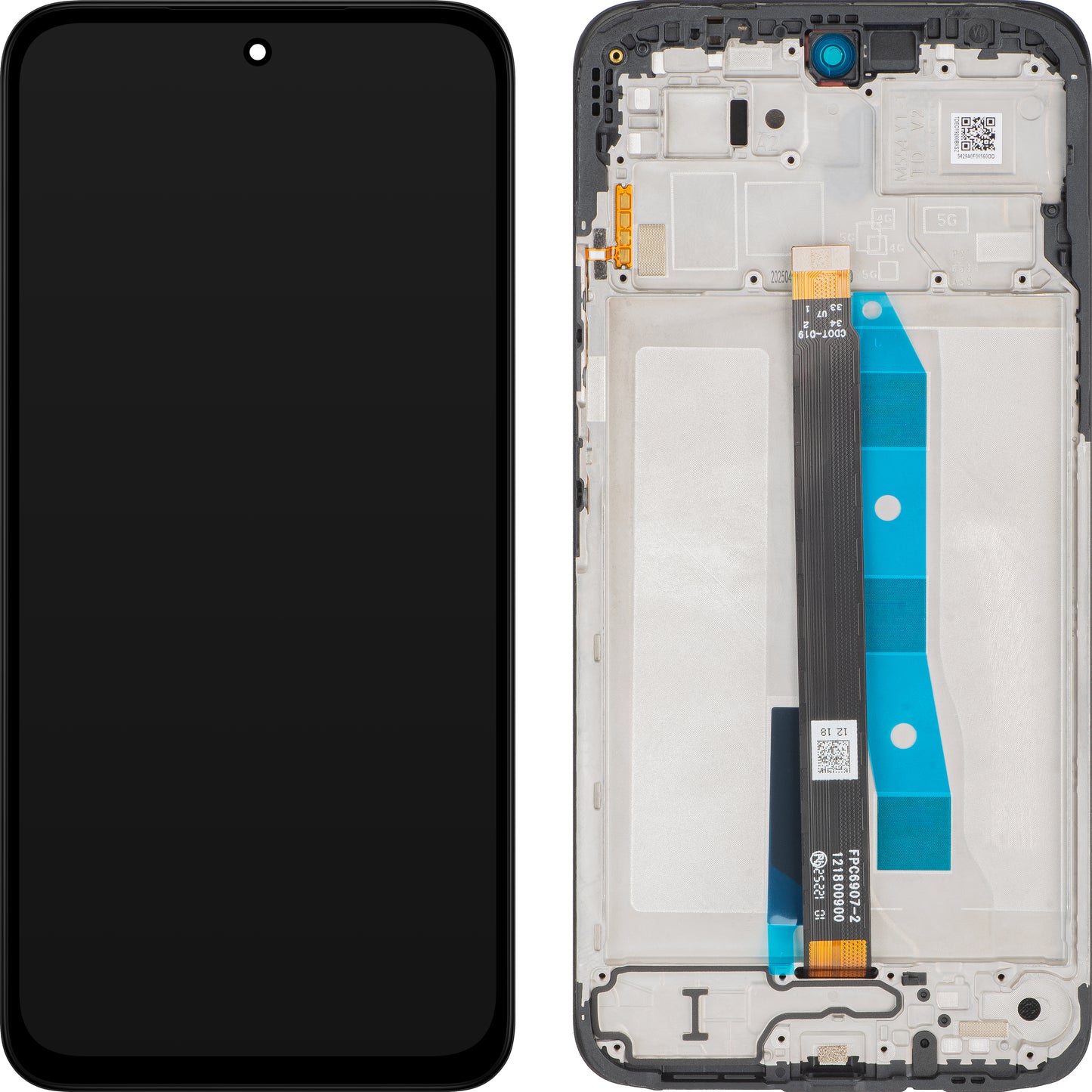 Displej s dotykovou obrazovkou Xiaomi Redmi 15 5G, s rámem, černý, Service Pack 56002600O1900