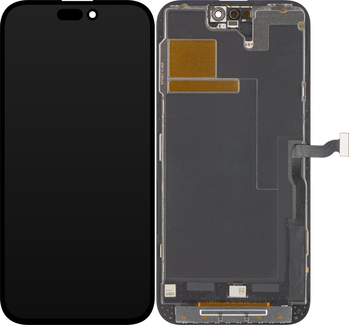 Dotykový displej ZY pro Apple iPhone 14 Pro Max, s rámečkem, verze LCD In-Cell IC pohyblivý, černý
