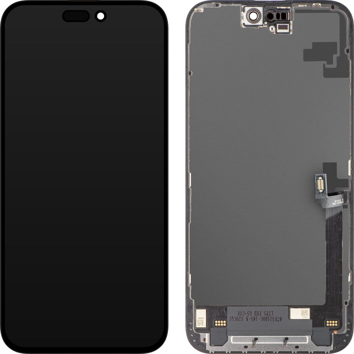 Displej s dotykovým panelem ZY pro Apple iPhone 16 Plus, s rámem, LCD verze In-Cell IC Movable, černý