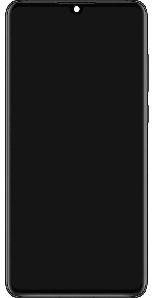 Dotykový displej Huawei P30, s rámečkem a baterií, černý, servisní balení 02354HLT