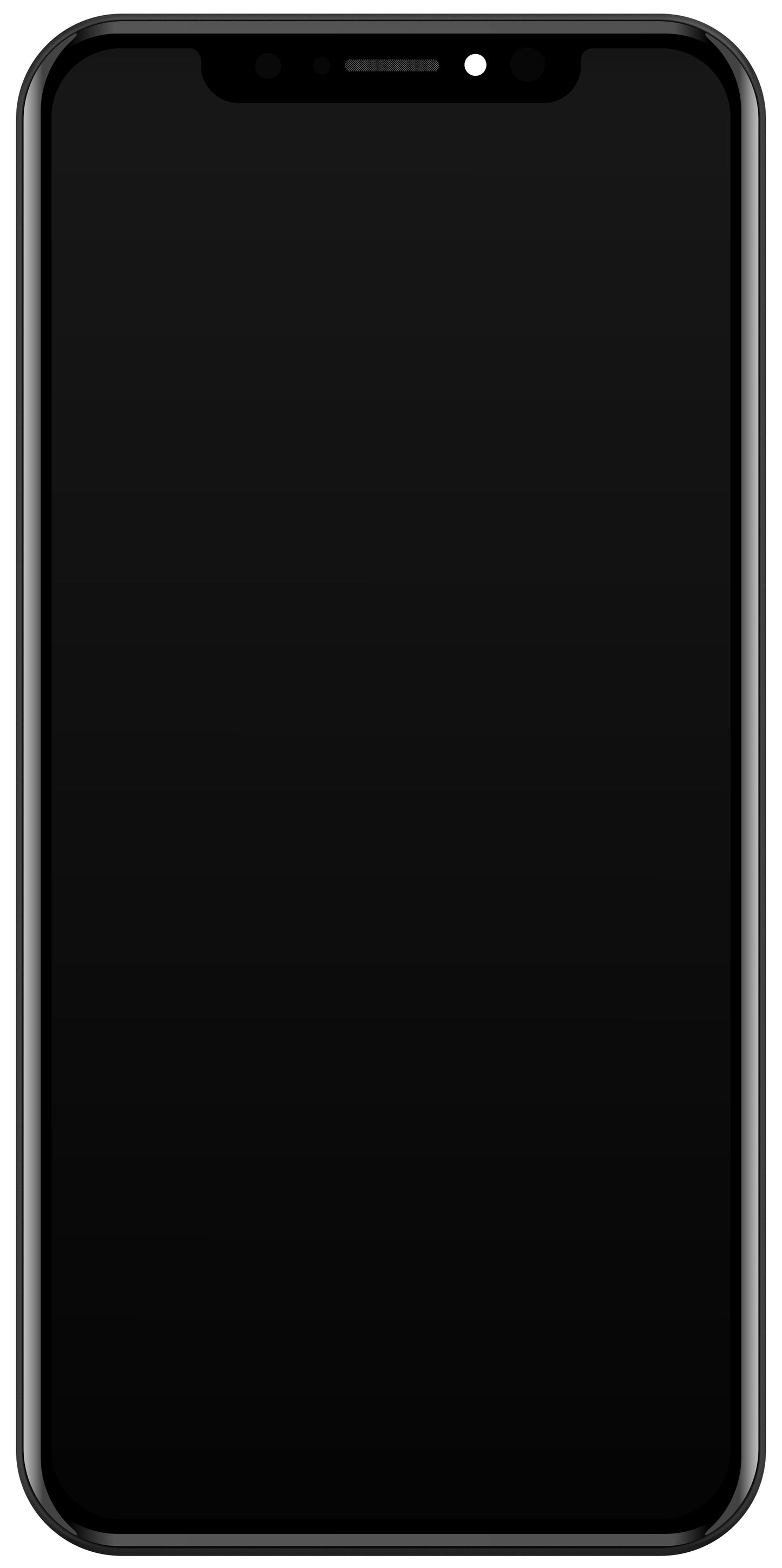 Dotykový displej JK pro Apple iPhone X, s rámečkem, verze In-Cell LCD, černý