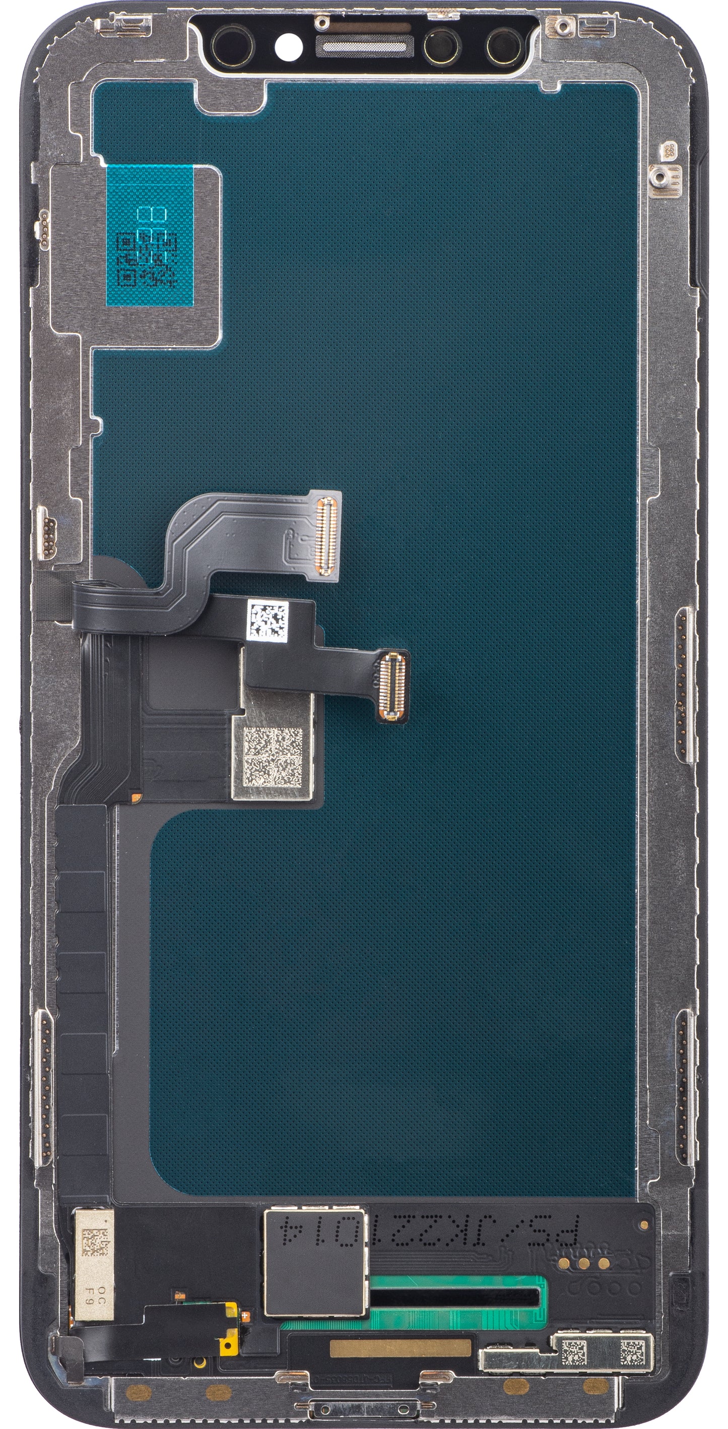 Dotykový displej JK pro Apple iPhone X, s rámečkem, verze In-Cell LCD, černý