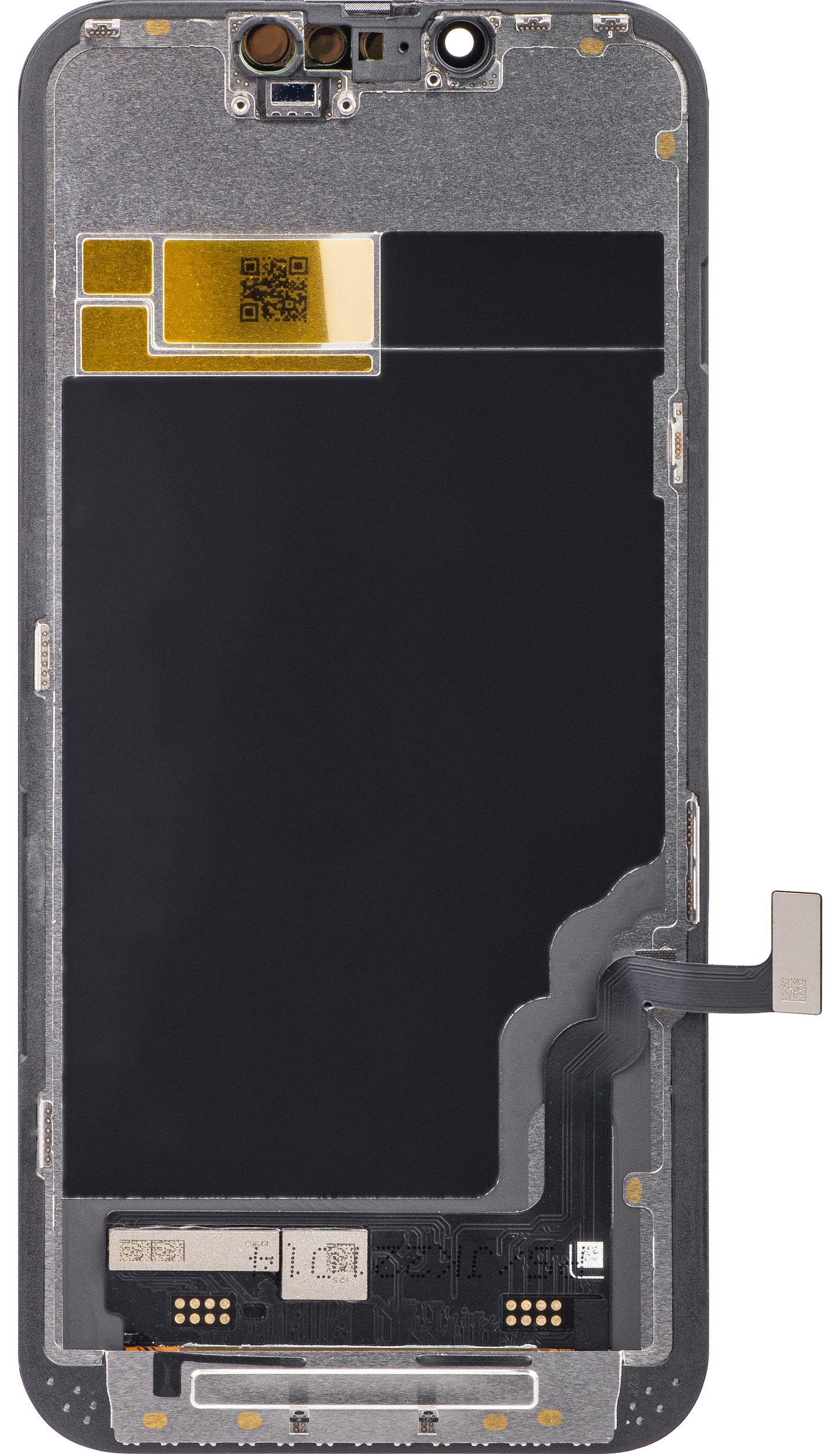 Dotykový displej JK pro Apple iPhone 13, s rámečkem, verze In-Cell LCD, černý