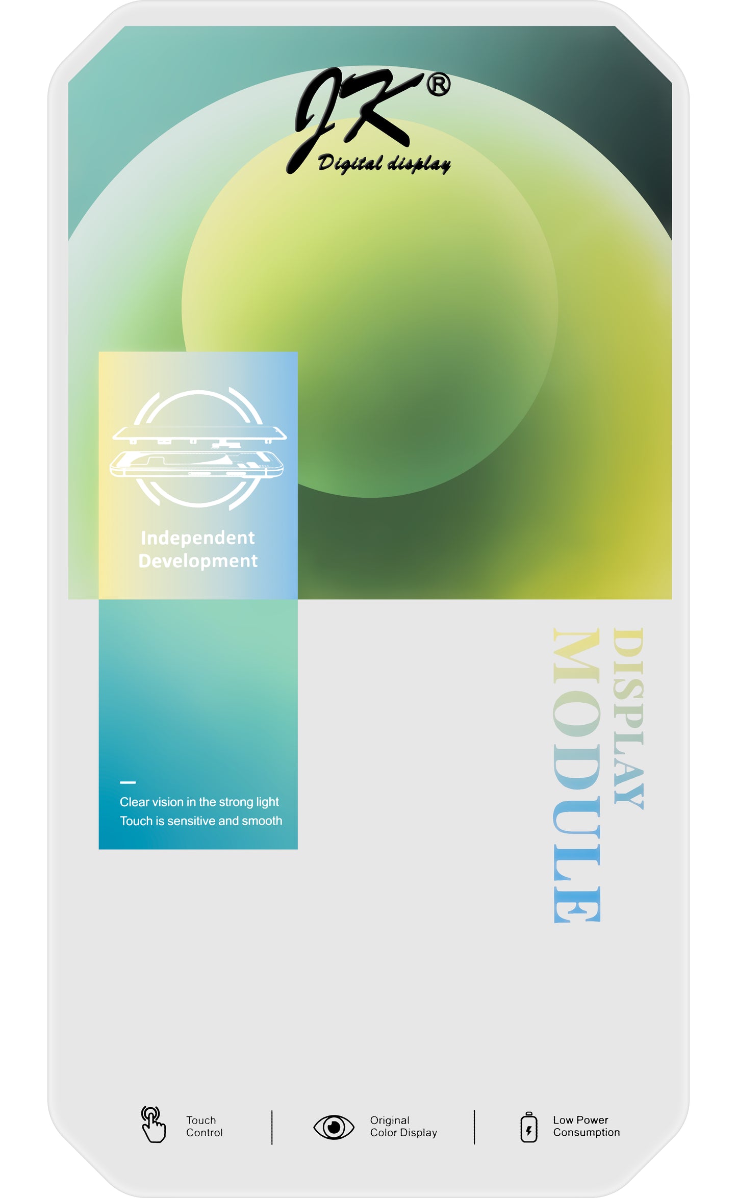 Dotykový displej JK pro Apple iPhone X, s rámečkem, verze In-Cell LCD, černý