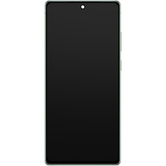 Dotykový displej Samsung Galaxy Note 20 5G N981 / Note 20 N980, s rámečkem, zelený, servisní balíček GH82-23495C