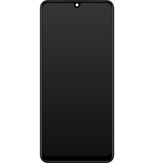 Samsung Galaxy A22 A225 Dotykový displej s rámečkem, černý, servisní balíček GH82-25944A