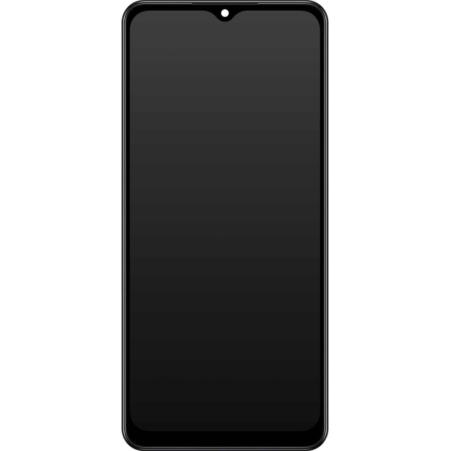 Dotykový displej Samsung Galaxy A02 A022, s rámečkem, černý, servisní balíček GH82-25249A