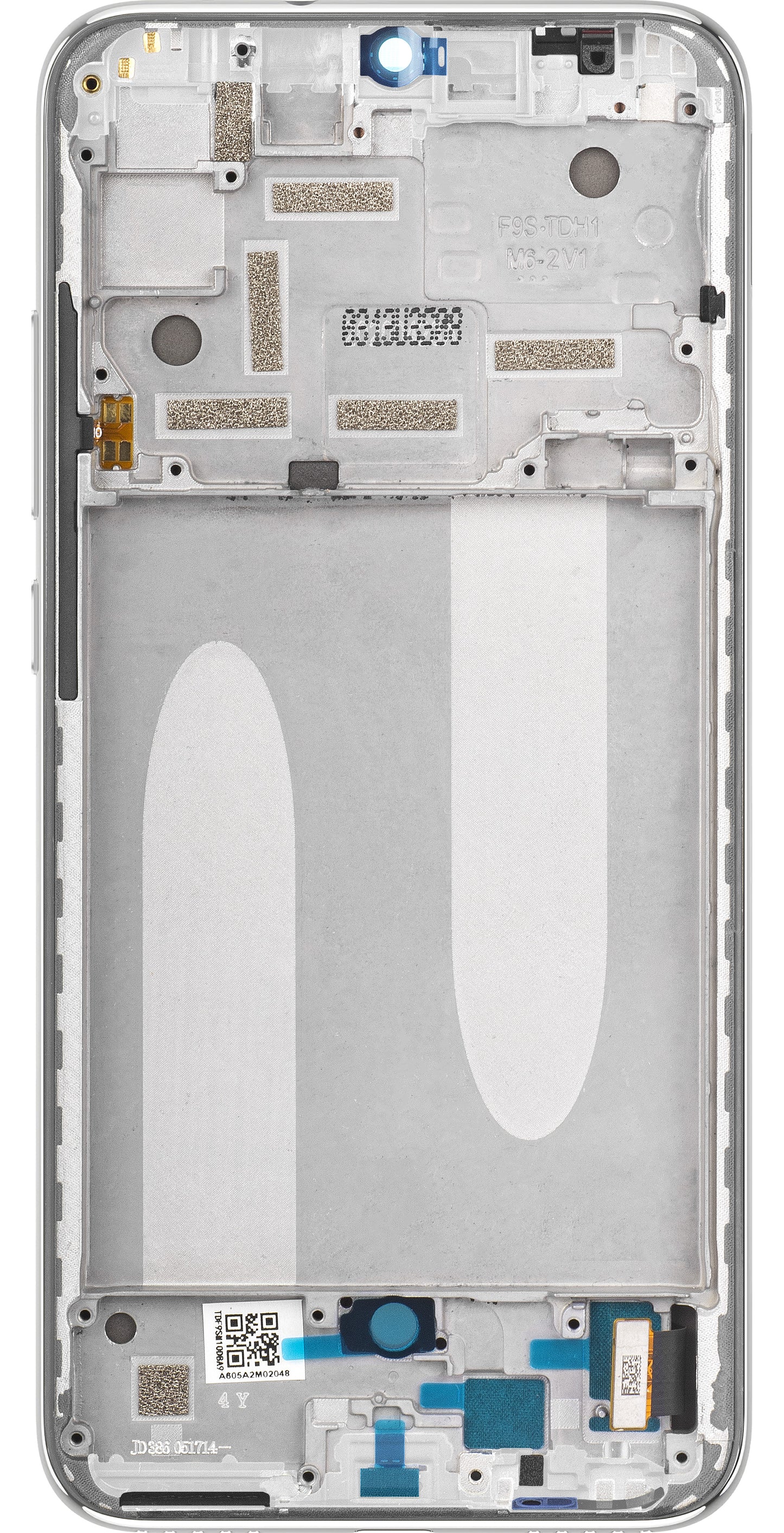 Dotykový displej Xiaomi Mi A3, s rámečkem, šedý, servisní balíček 560310009090B6