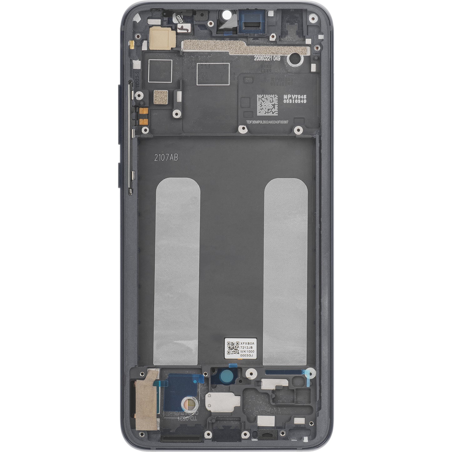 Display s dotykovým displejem Xiaomi Mi 9 Lite, s rámem, šedý, Service Pack 560610118033