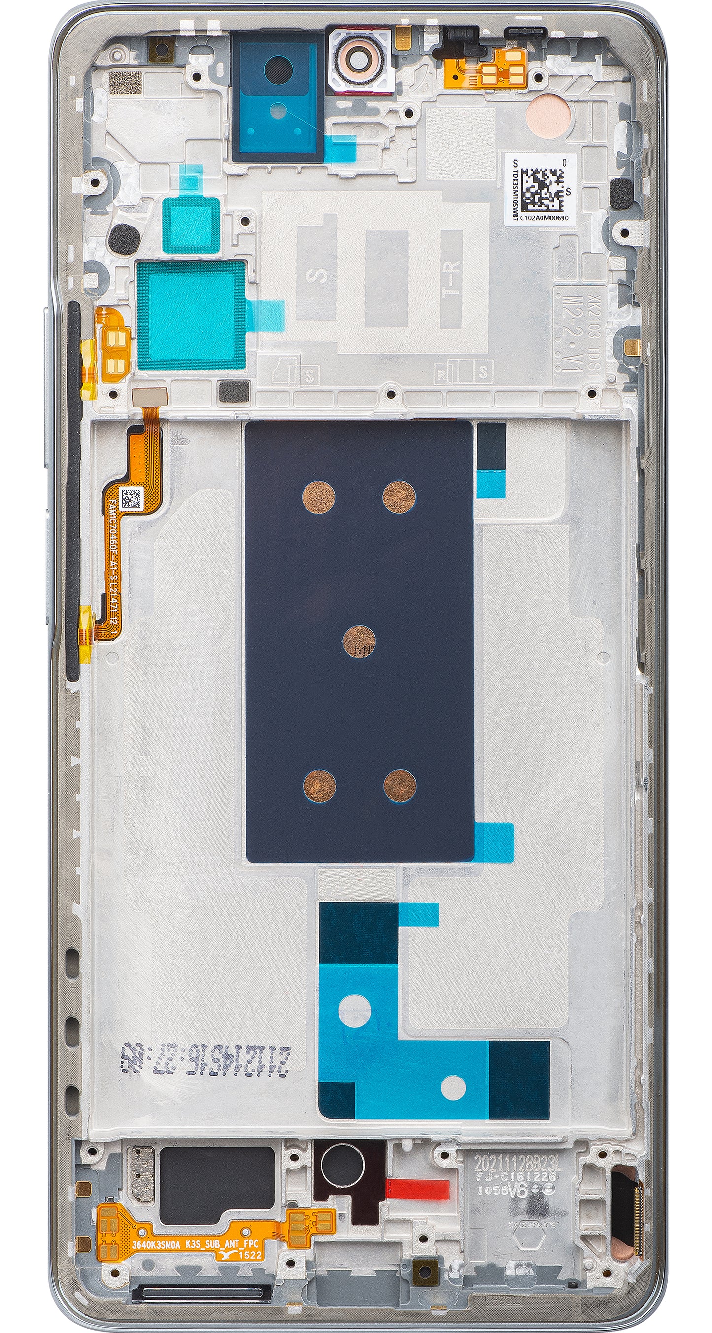 Dotykový displej Xiaomi 11T, s rámečkem, Meteoritově šedá, servisní balíček 560004K11R00