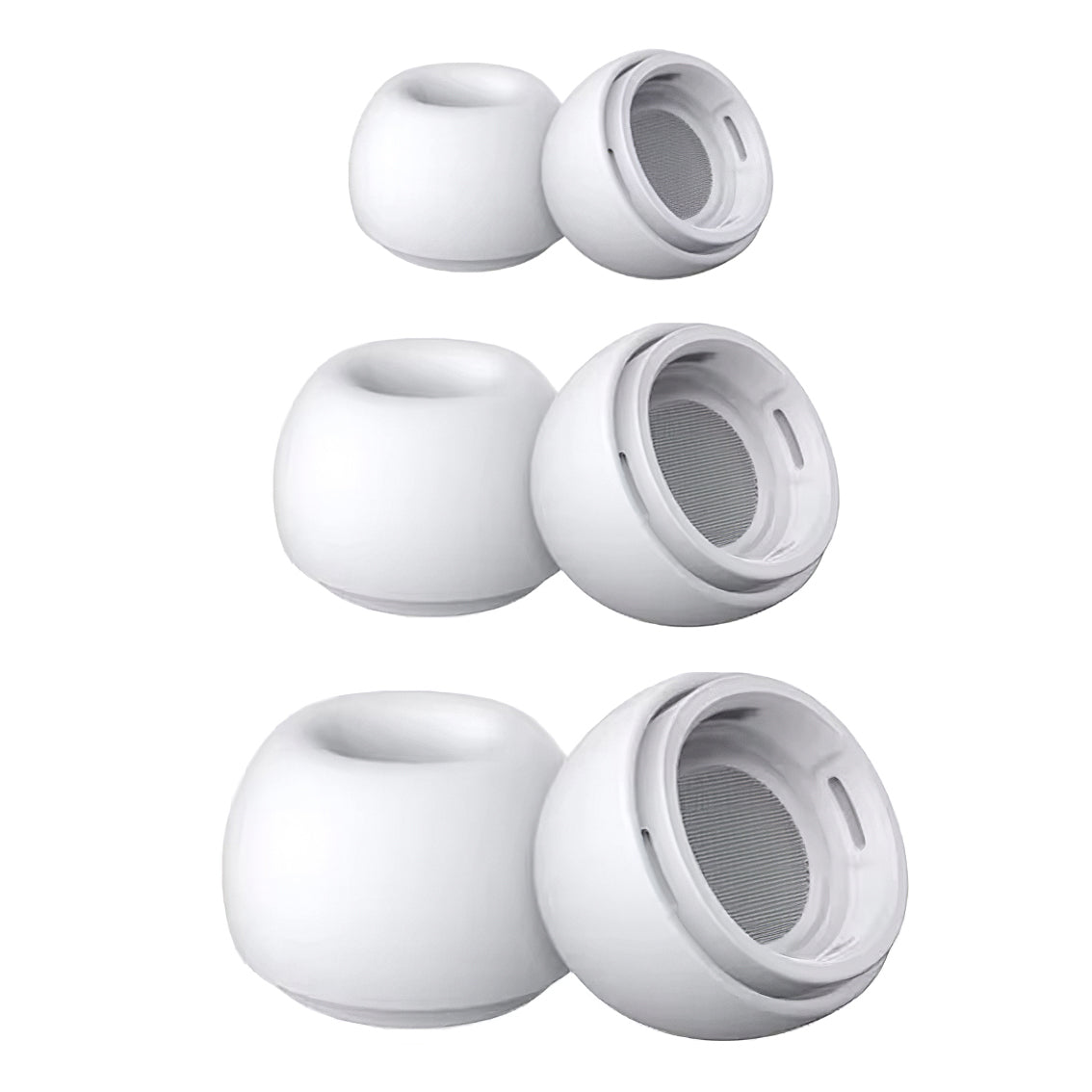 Špunty Tech-Protect pro Apple AirPods Pro Series, Velikost S / M / L, Bílé
