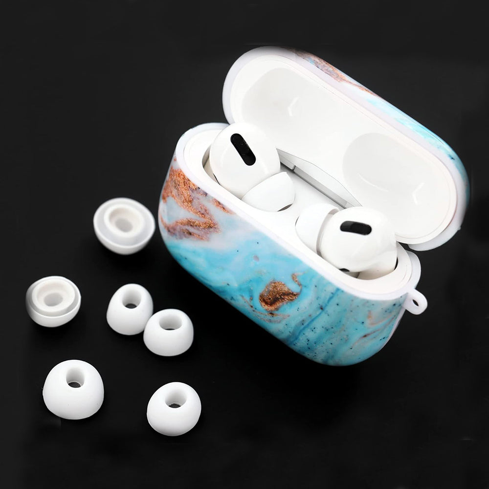 Špunty Techsuit ET1 pro Apple AirPods Pro Series, Velikosti XS / S / L, Bílé