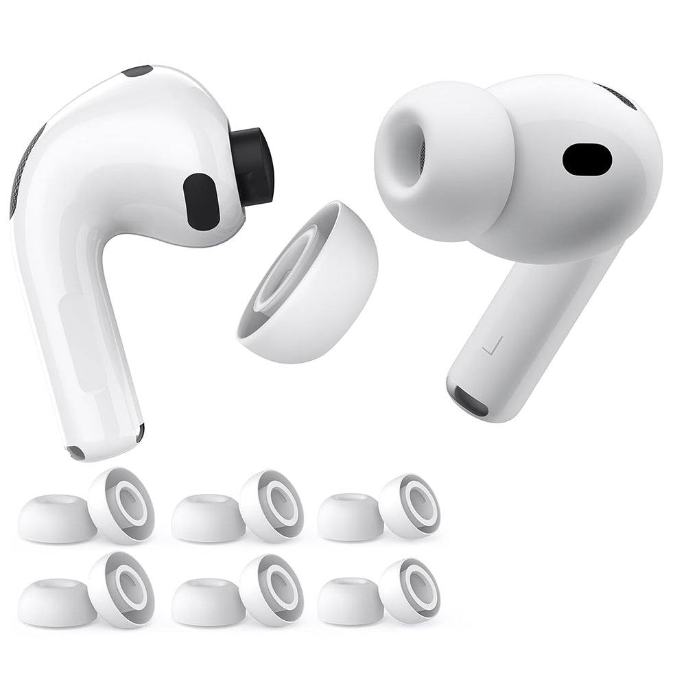 Špunty Techsuit ET2 pro Apple AirPods Pro 3, Velikost XS / S / L, Bílé