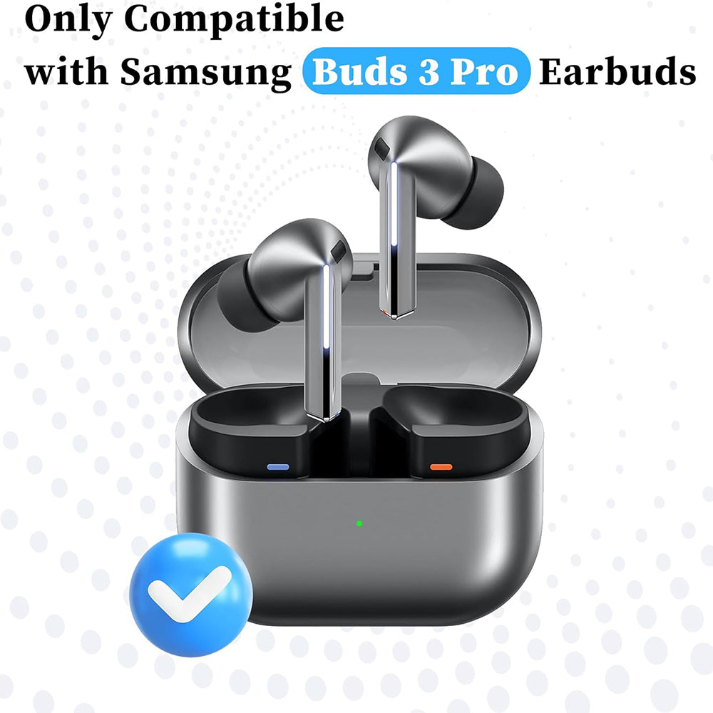 Špunty Techsuit ET3 pro Samsung Galaxy Buds3 Pro, Velikost S / M / L, Černé