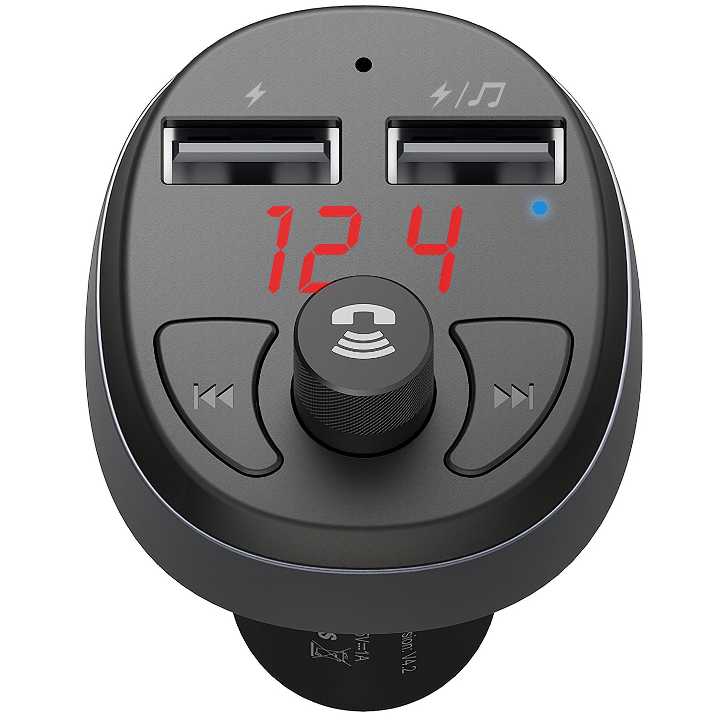 FM Bluetooth modulátor McDodo, 2 x USB-A