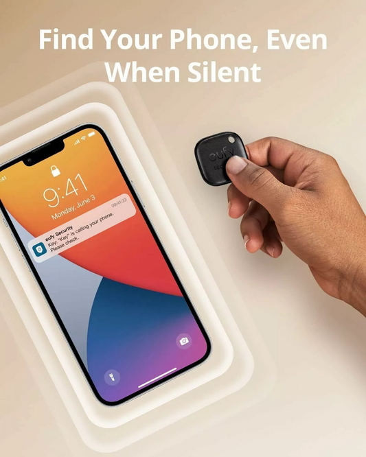 Eufy Security SmartTrack Link for iOS Series, Set of 4 pieces, Black E87B0012