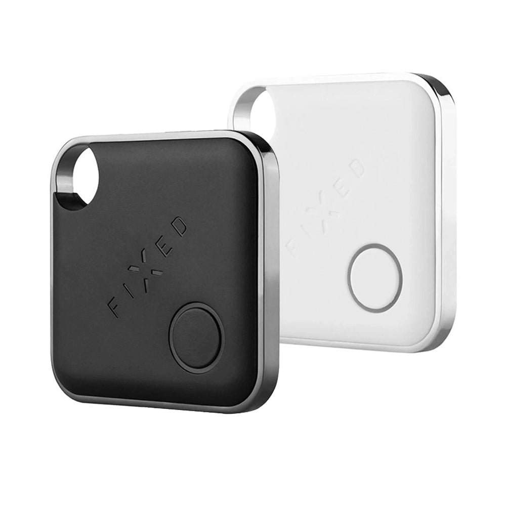 Fixed SmartTag Duo pro iOS, Sada 2 kusy, Bílá / Černá