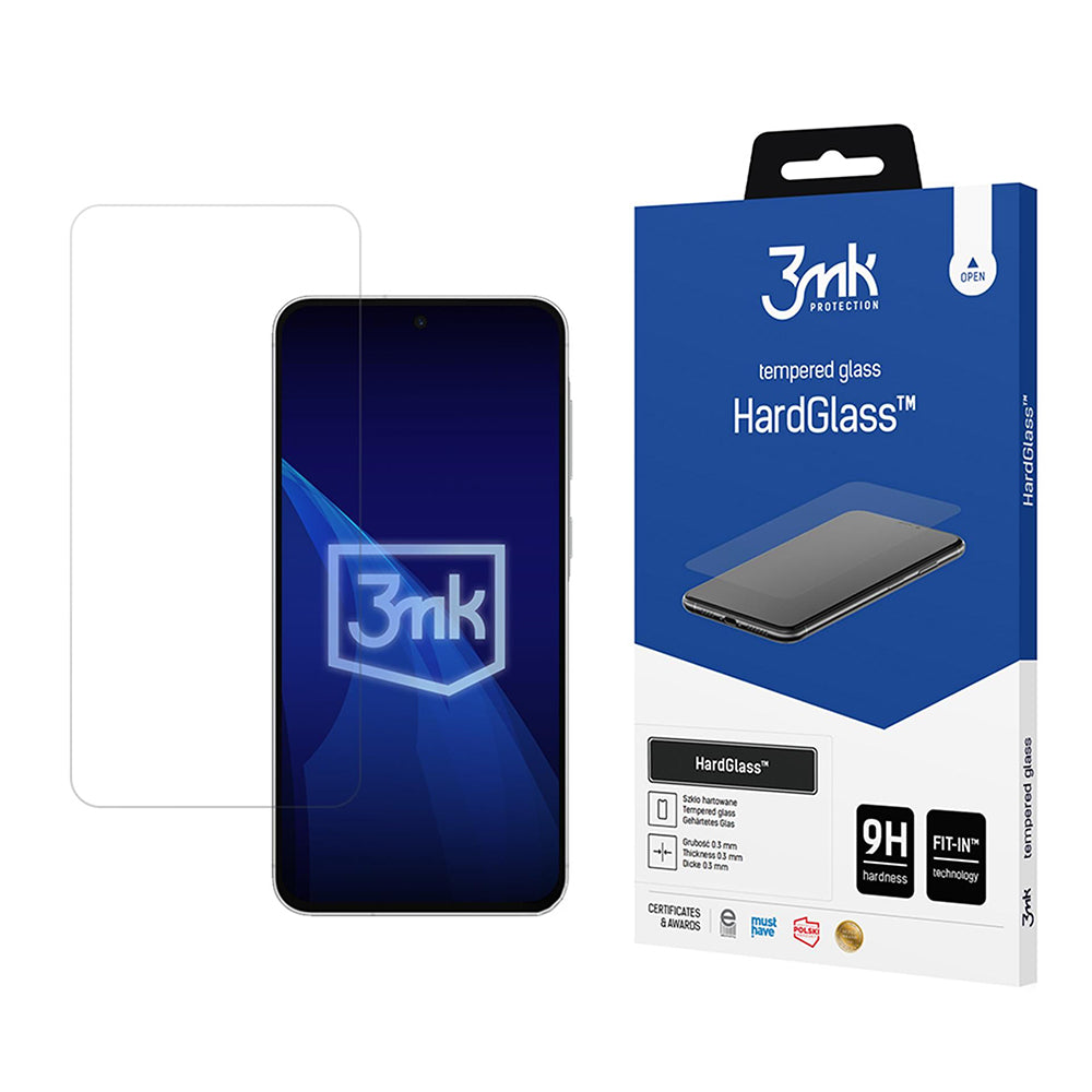 Ochranná fólie na displej 3MK HardGlass pro Samsung Galaxy A57 5G, tvrzené sklo, plné lepidlo