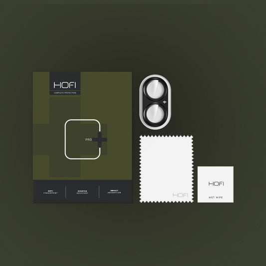 Ochranná fólie zadní kamery HOFI FullCam pro Apple iPhone 16 Plus / 16, ochranné sklo, černá