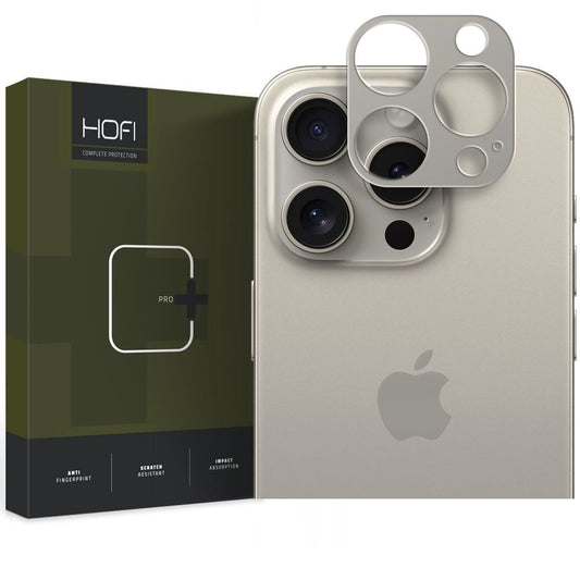 HOFI ALUCAM PRO+ Ochranný rámeček zadní kamery HOFI ALUCAM PRO+ pro Apple iPhone 15 Pro Max / 15 Pro, šedý