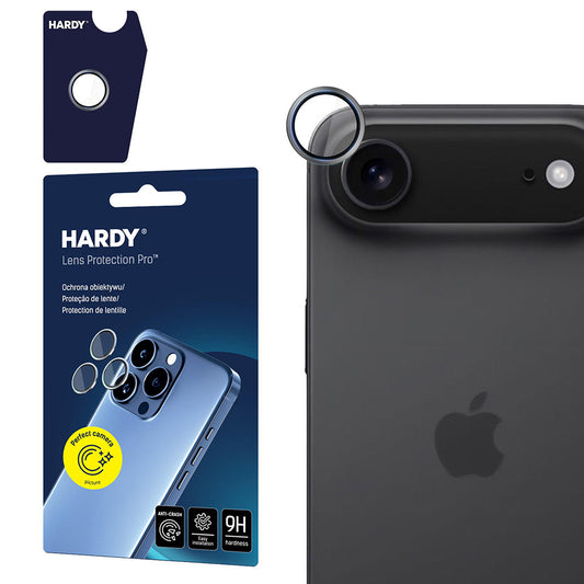 Ochranná fólie 3MK Hardy Protection Pro na zadní kameru pro Apple iPhone 17 Air, Tvrzené sklo, Šedá