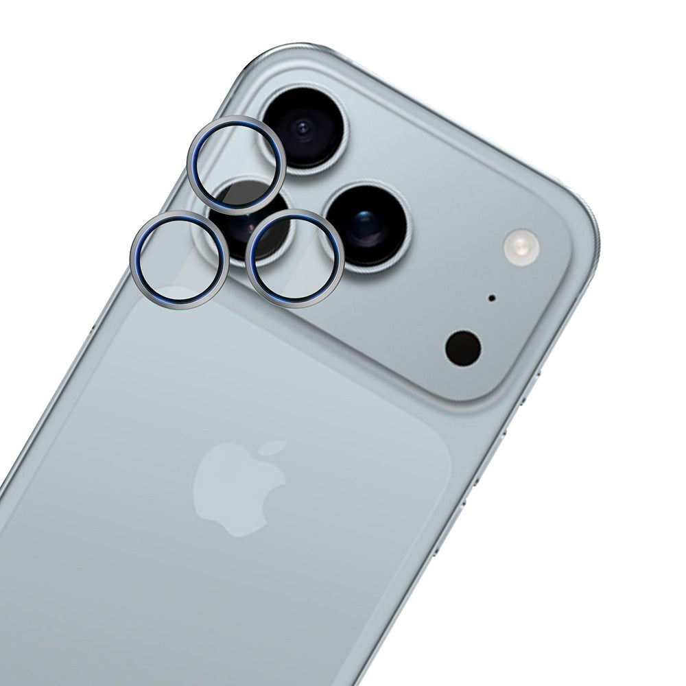 Ochranná fólie 3MK Hardy Protection Pro na zadní kameru pro Apple iPhone 17 Pro Max / 17 Pro, Tvrzené sklo, Béžová