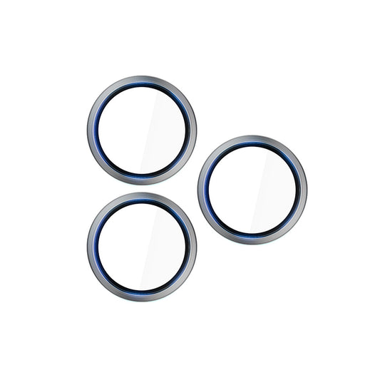 Ochranná fólie 3MK Hardy Protection Pro na zadní kameru pro Apple iPhone 17 Pro Max / 17 Pro, Tvrzené sklo, Béžová