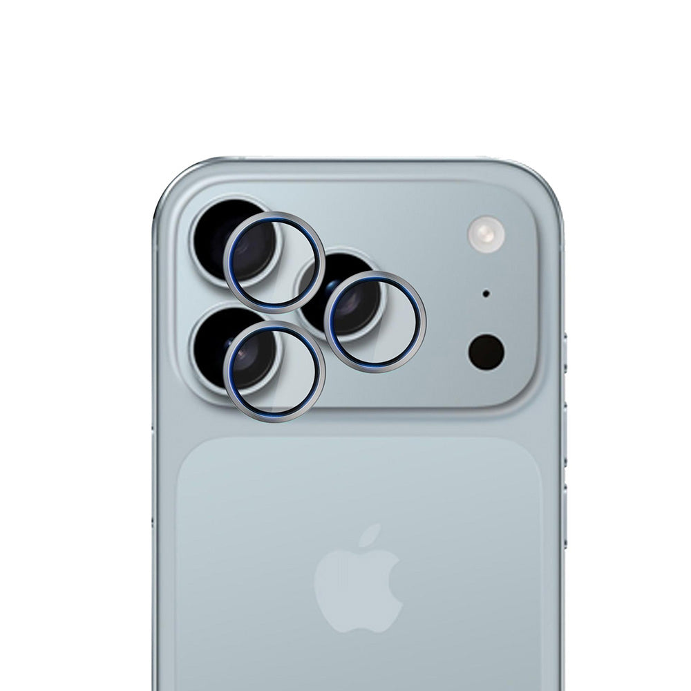 Ochranná fólie 3MK Hardy Protection Pro na zadní kameru pro Apple iPhone 17 Pro Max / 17 Pro, Tvrzené sklo, Béžová