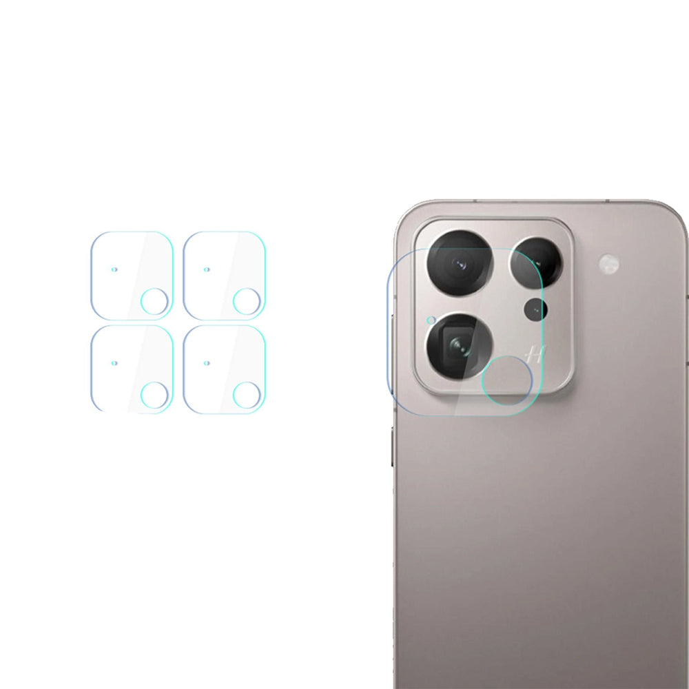 Ochranná fólie na zadní kameru 3MK Protection pro Oppo Find X9, Tvrzené sklo, Sada 4 kusů, Průhledná