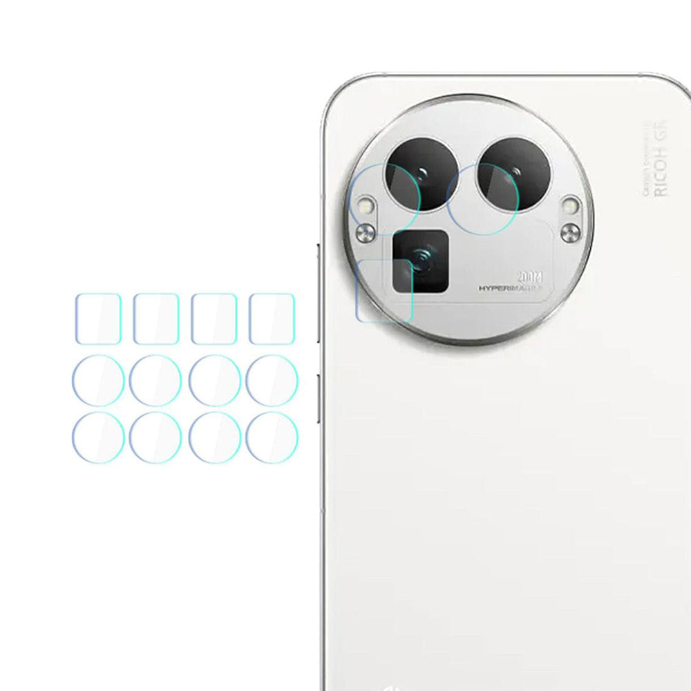 Ochranná fólie na zadní kameru 3MK Protection pro Realme GT 8 Pro, Tvrzené sklo, Sada 4 kusů, Průhledná
