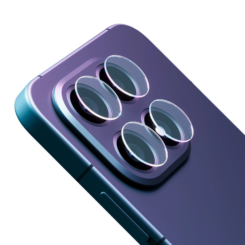 Ochranná fólie 3MK Protection na zadní kameru pro Xiaomi Poco F8 Ultra, Tvrzené sklo, Sada 4 kusů, Průhledná